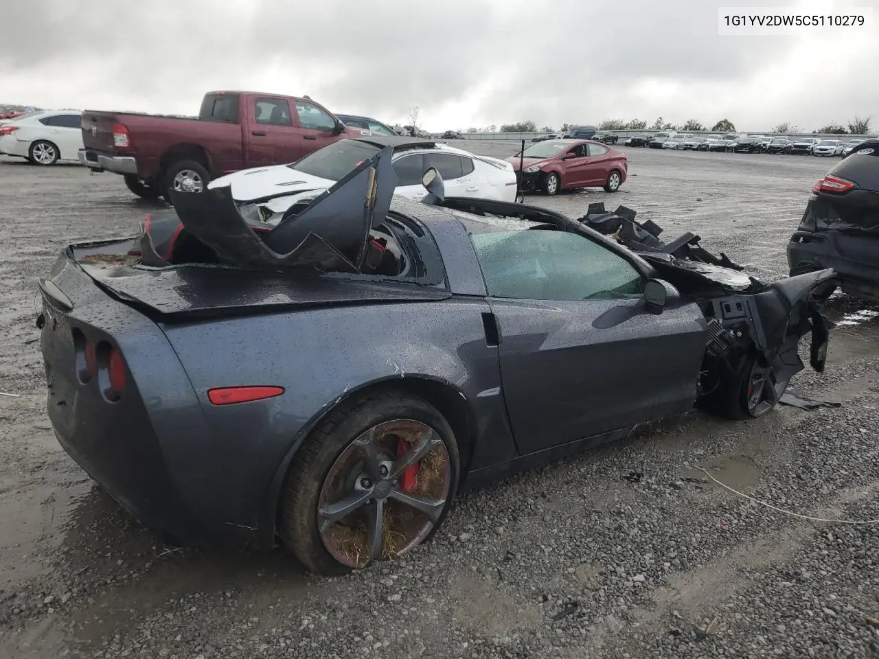 1G1YV2DW5C5110279 2012 Chevrolet Corvette Grand Sport