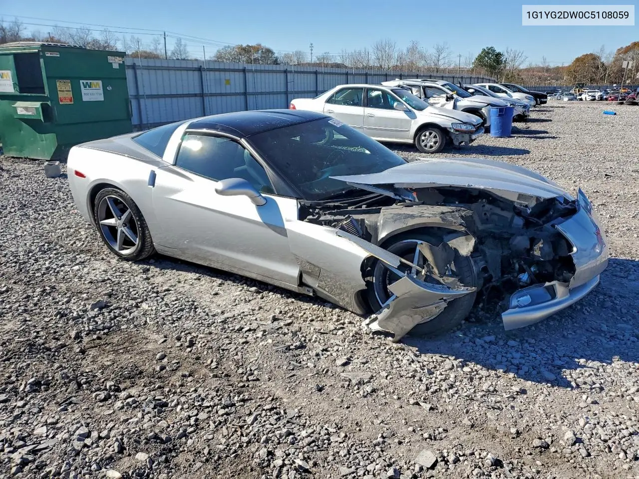 1G1YG2DW0C5108059 2012 Chevrolet Corvette