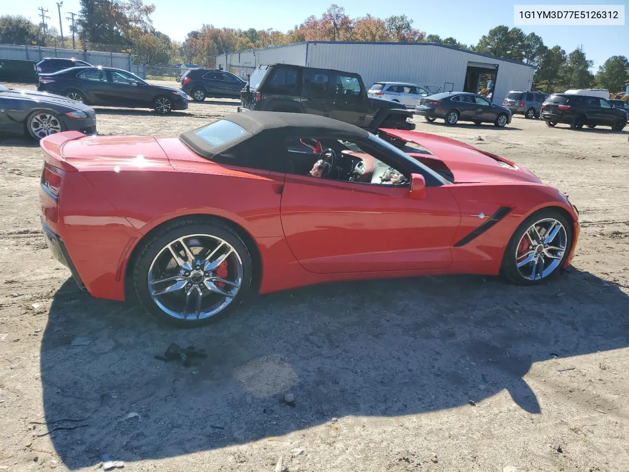 1G1YM3D77E5126312 2014 Chevrolet Corvette Stingray Z51 3Lt