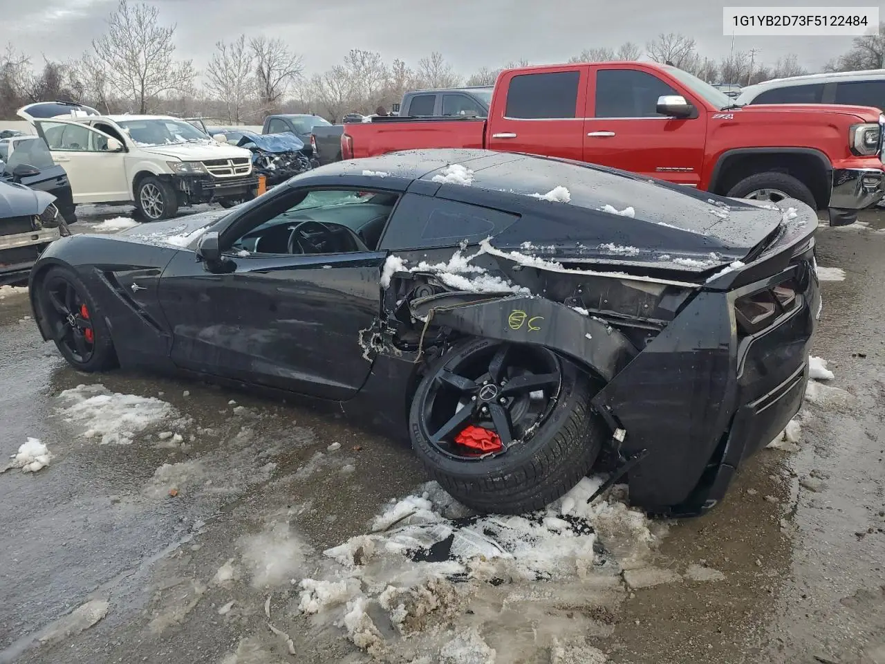 1G1YB2D73F5122484 2015 Chevrolet Corvette Stingray 1Lt