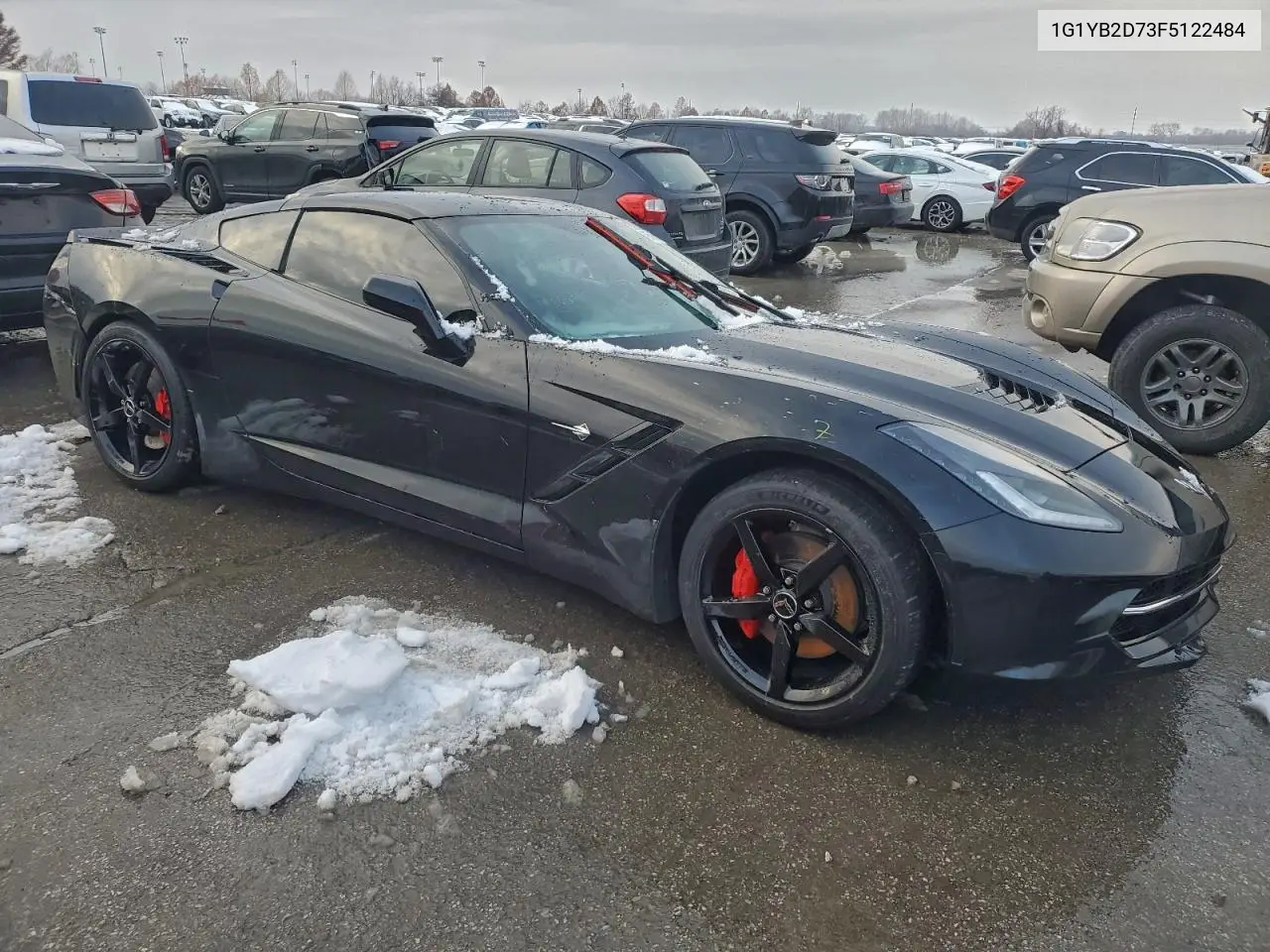 1G1YB2D73F5122484 2015 Chevrolet Corvette Stingray 1Lt