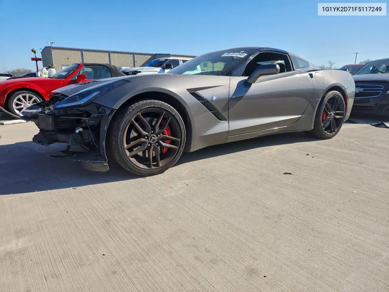 1G1YK2D71F5117249 2015 Chevrolet Corvette Stingray Z51 2Lt