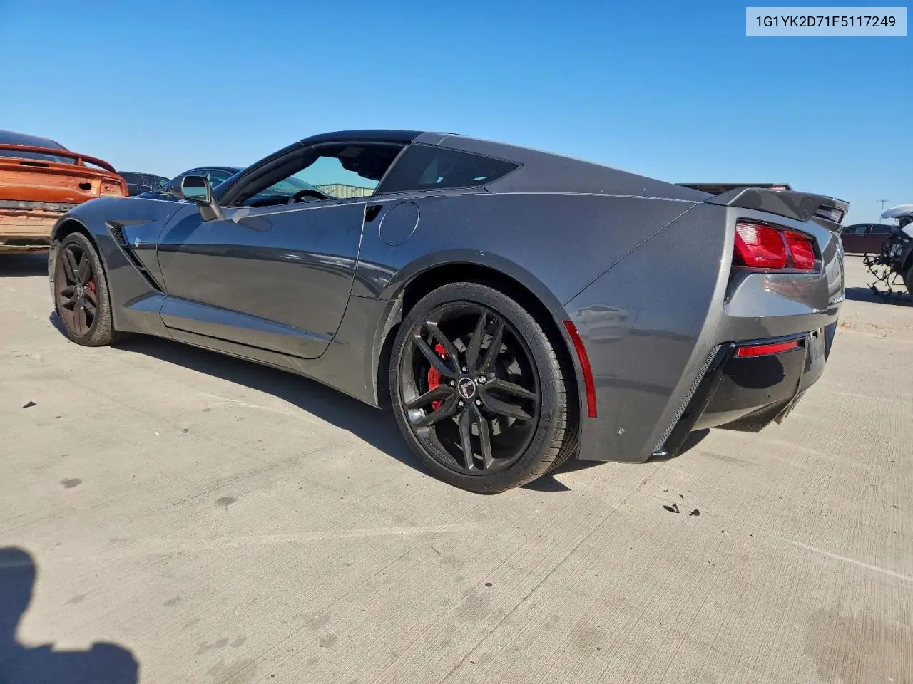 1G1YK2D71F5117249 2015 Chevrolet Corvette Stingray Z51 2Lt