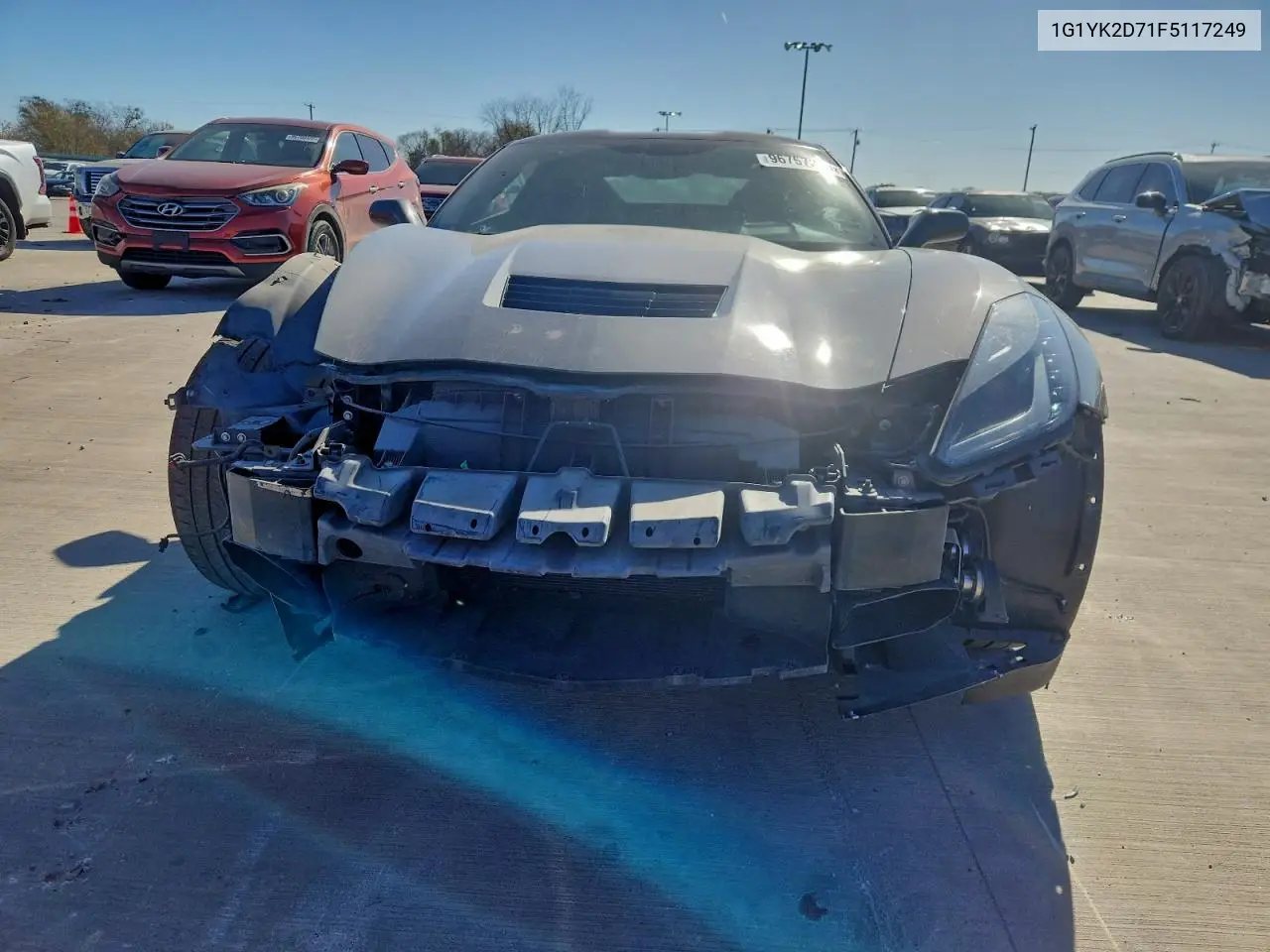 1G1YK2D71F5117249 2015 Chevrolet Corvette Stingray Z51 2Lt