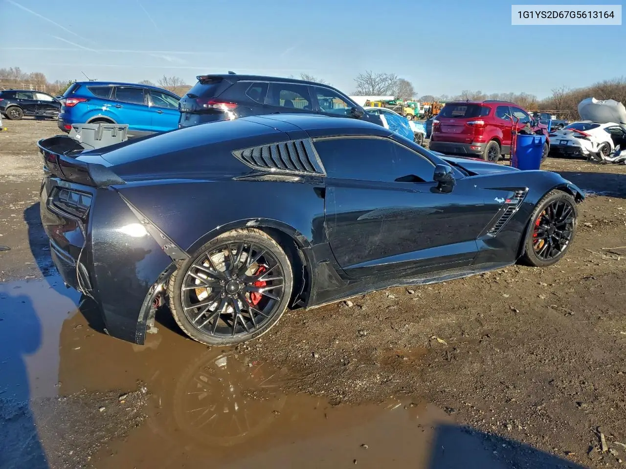 1G1YS2D67G5613164 2016 Chevrolet Corvette Z06 2Lz
