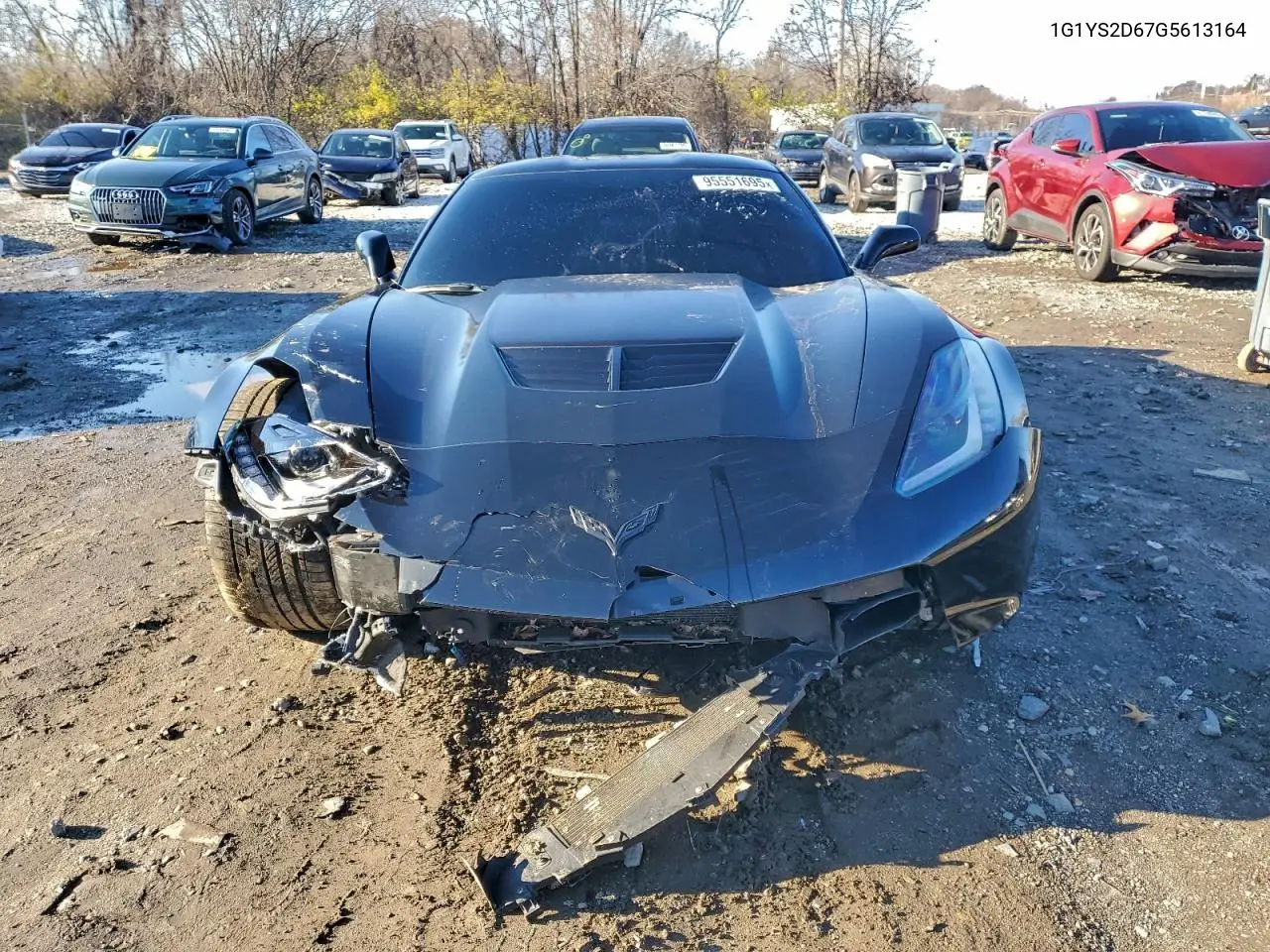 1G1YS2D67G5613164 2016 Chevrolet Corvette Z06 2Lz