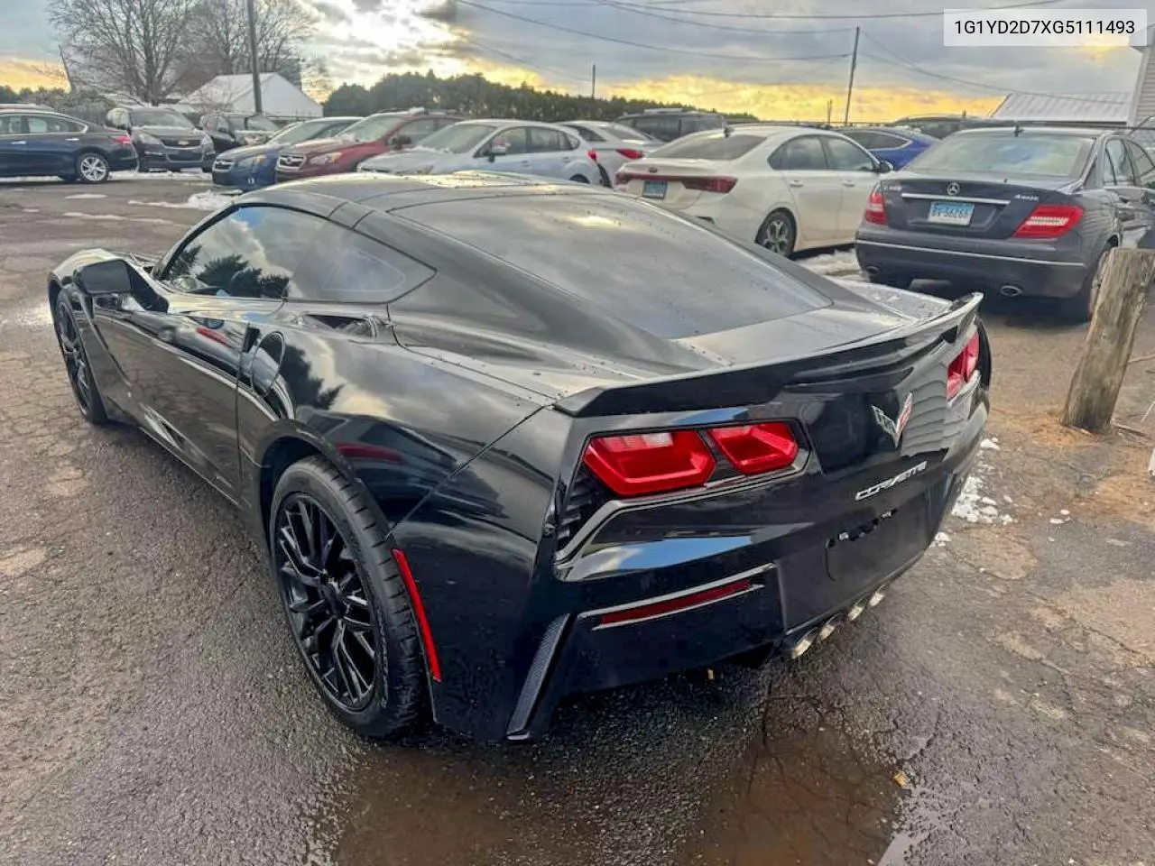 1G1YD2D7XG5111493 2016 Chevrolet Corvette Stingray 2Lt