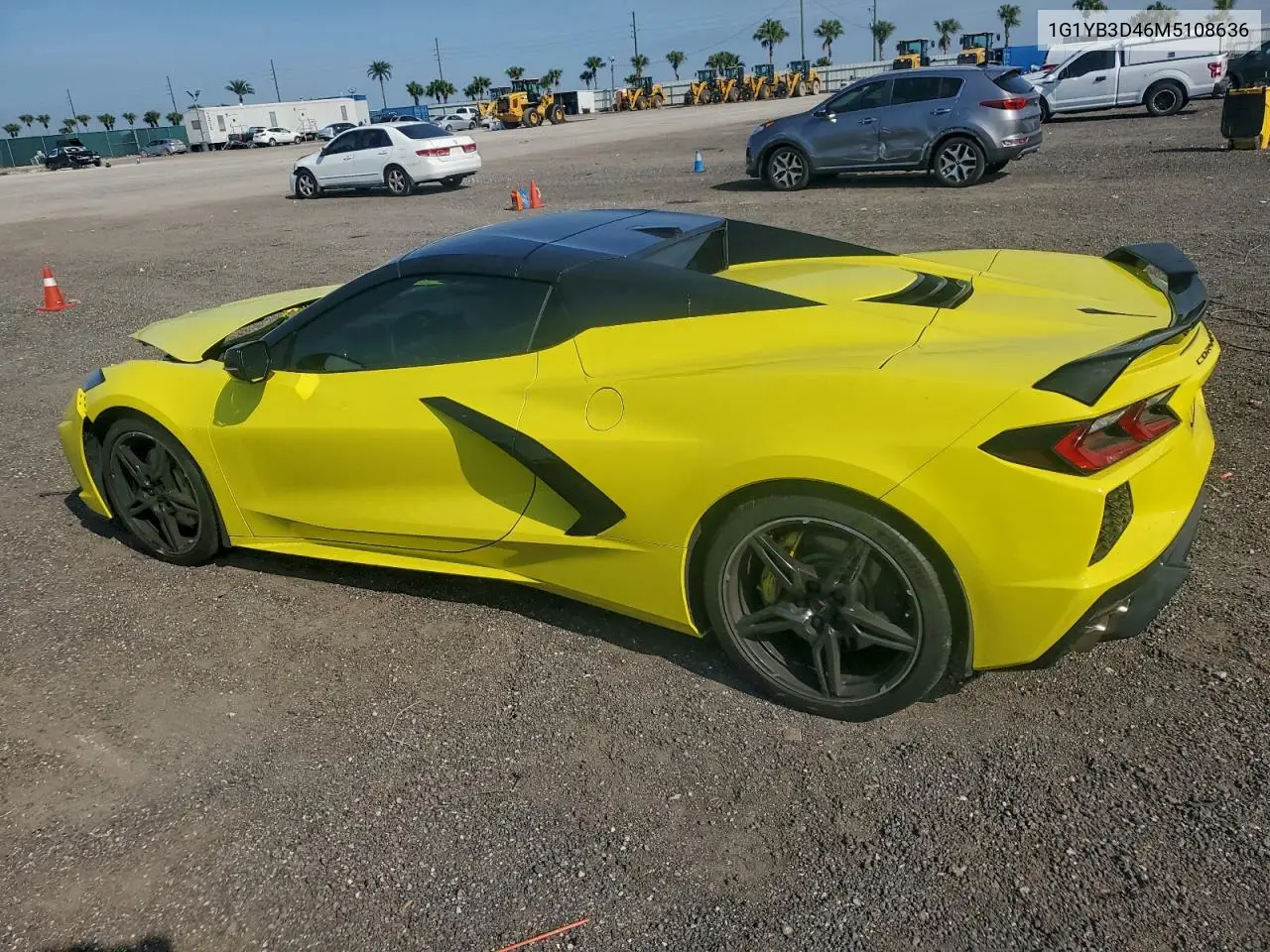 1G1YB3D46M5108636 2021 Chevrolet Corvette Stingray 2Lt