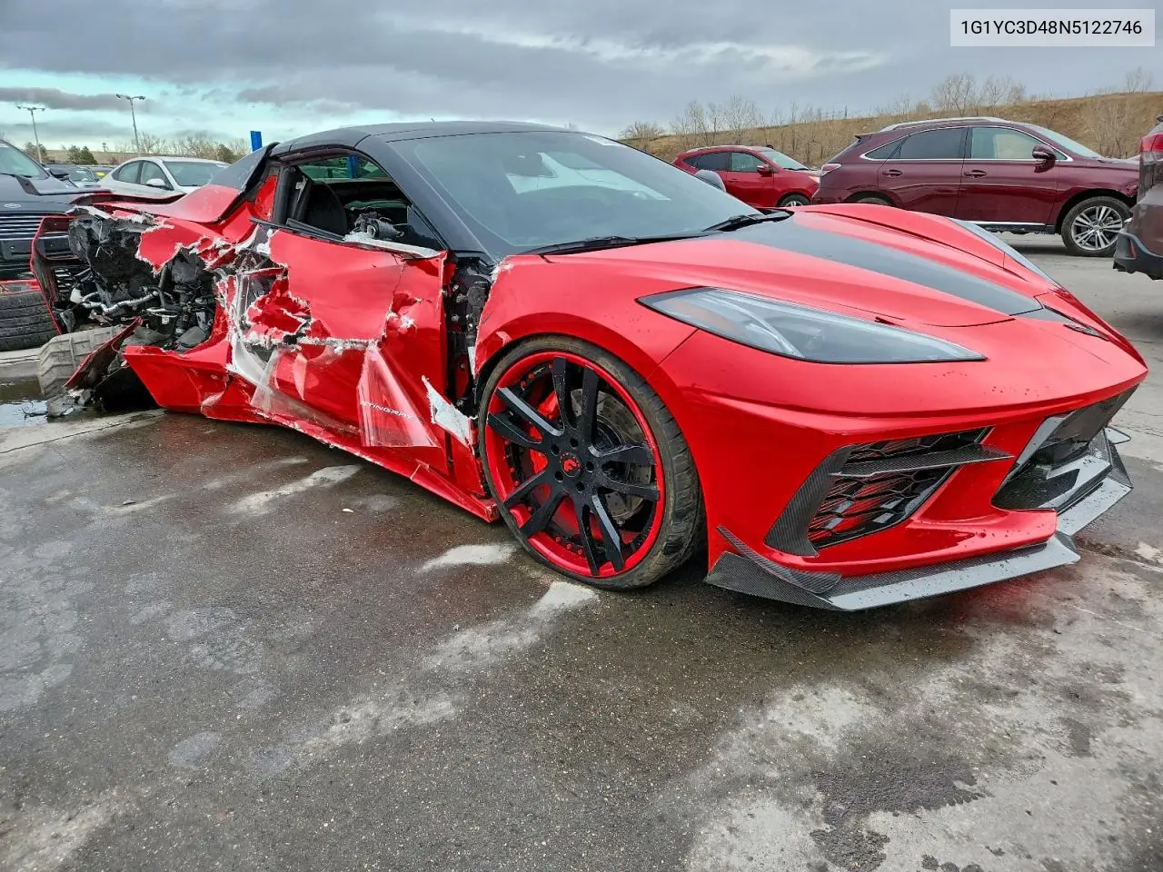 2022 Chevrolet Corvette Stingray 3Lt VIN: 1G1YC3D48N5122746 Lot: 73533665