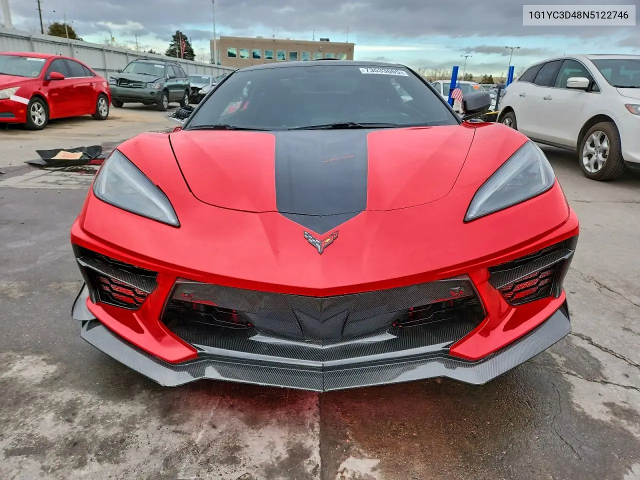 2022 Chevrolet Corvette Stingray 3Lt VIN: 1G1YC3D48N5122746 Lot: 73533665