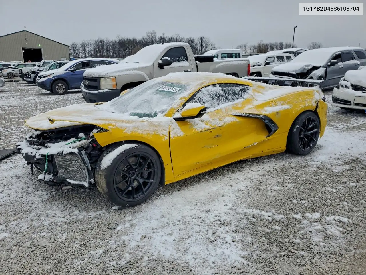 1G1YB2D46S5103704 2025 Chevrolet Corvette Stingray 2Lt