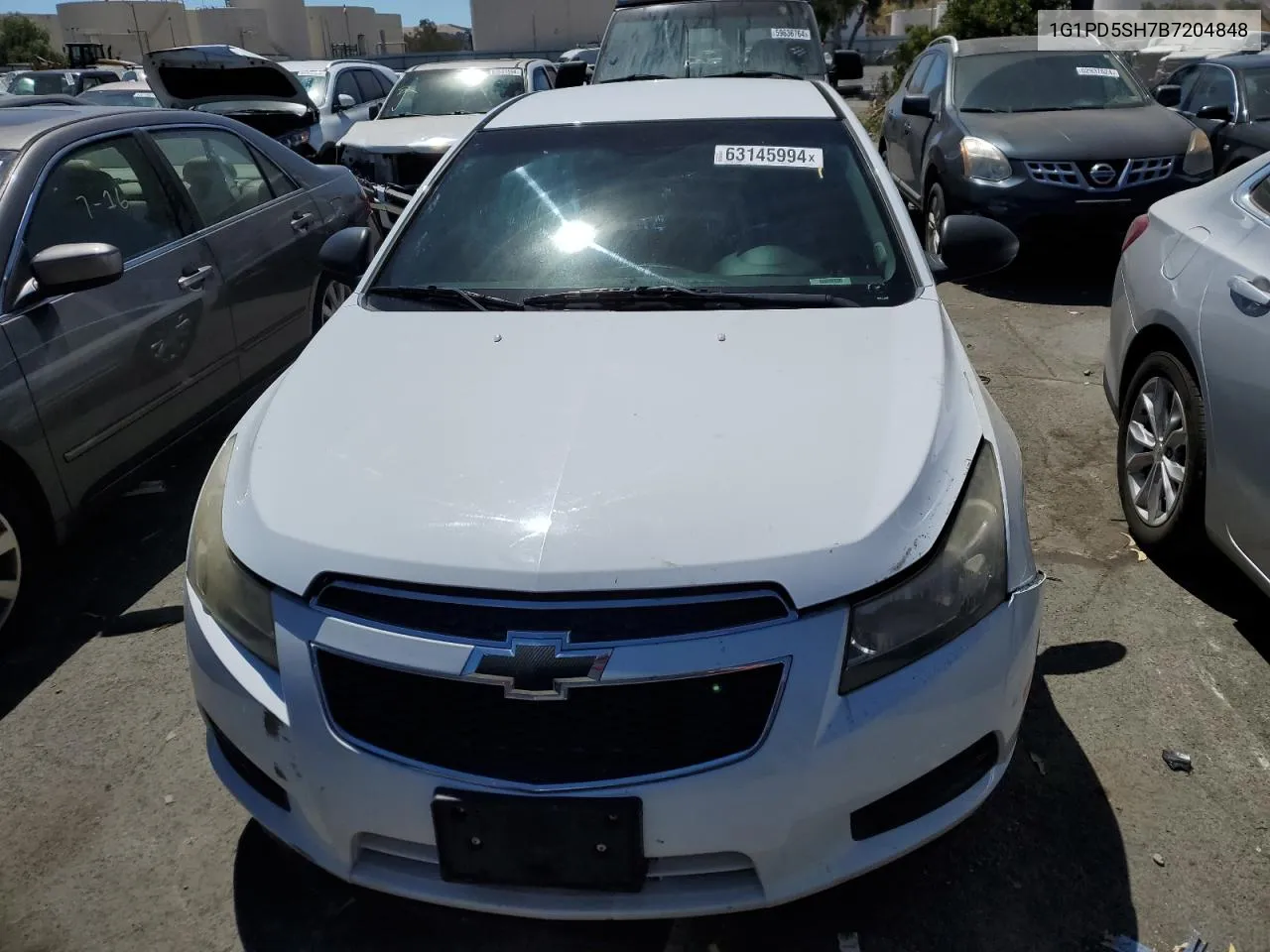 2011 Chevrolet Cruze Ls VIN: 1G1PD5SH7B7204848 Lot: 63145994