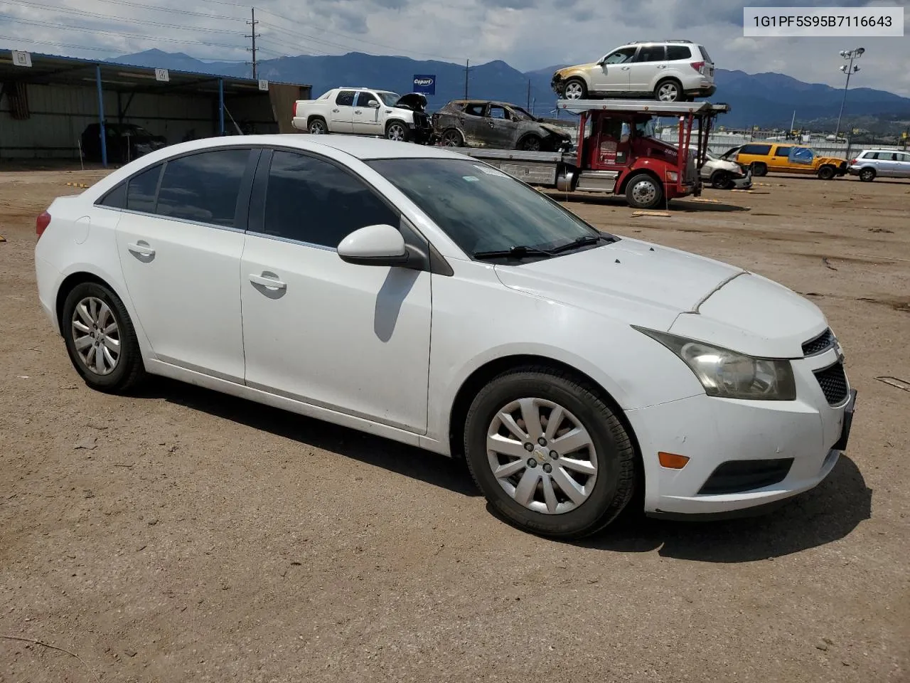 2011 Chevrolet Cruze Lt VIN: 1G1PF5S95B7116643 Lot: 63399794