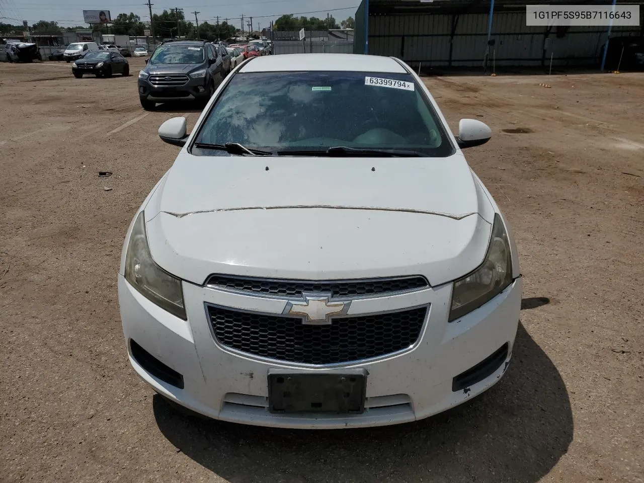 2011 Chevrolet Cruze Lt VIN: 1G1PF5S95B7116643 Lot: 63399794