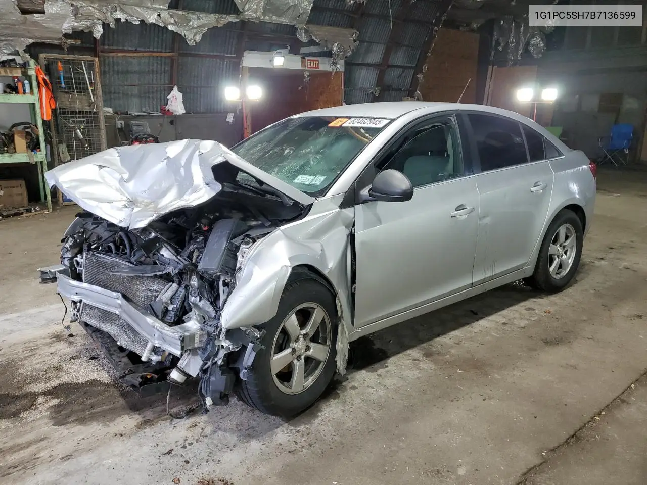 1G1PC5SH7B7136599 2011 Chevrolet Cruze Ls