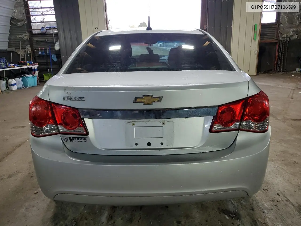 1G1PC5SH7B7136599 2011 Chevrolet Cruze Ls