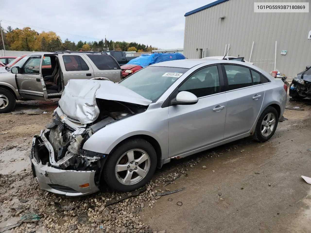1G1PG5S93B7180869 2011 Chevrolet Cruze Lt