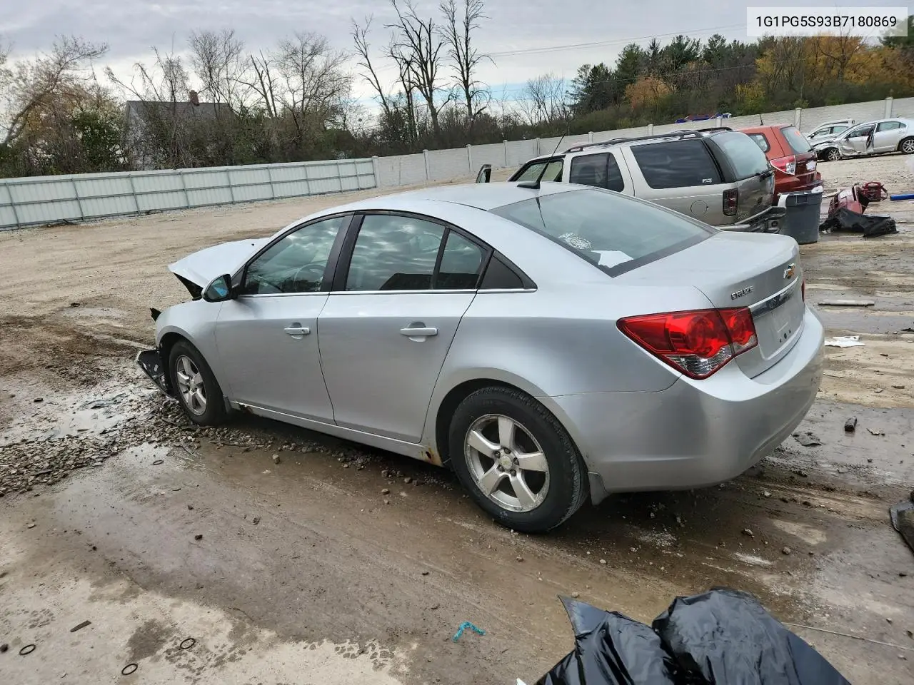 1G1PG5S93B7180869 2011 Chevrolet Cruze Lt