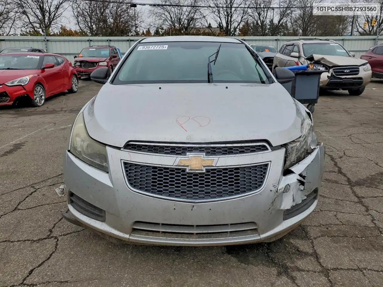 1G1PC5SH8B7293560 2011 Chevrolet Cruze Ls