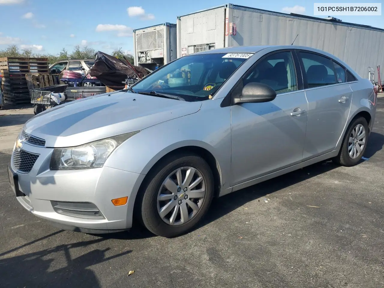 1G1PC5SH1B7206002 2011 Chevrolet Cruze Ls