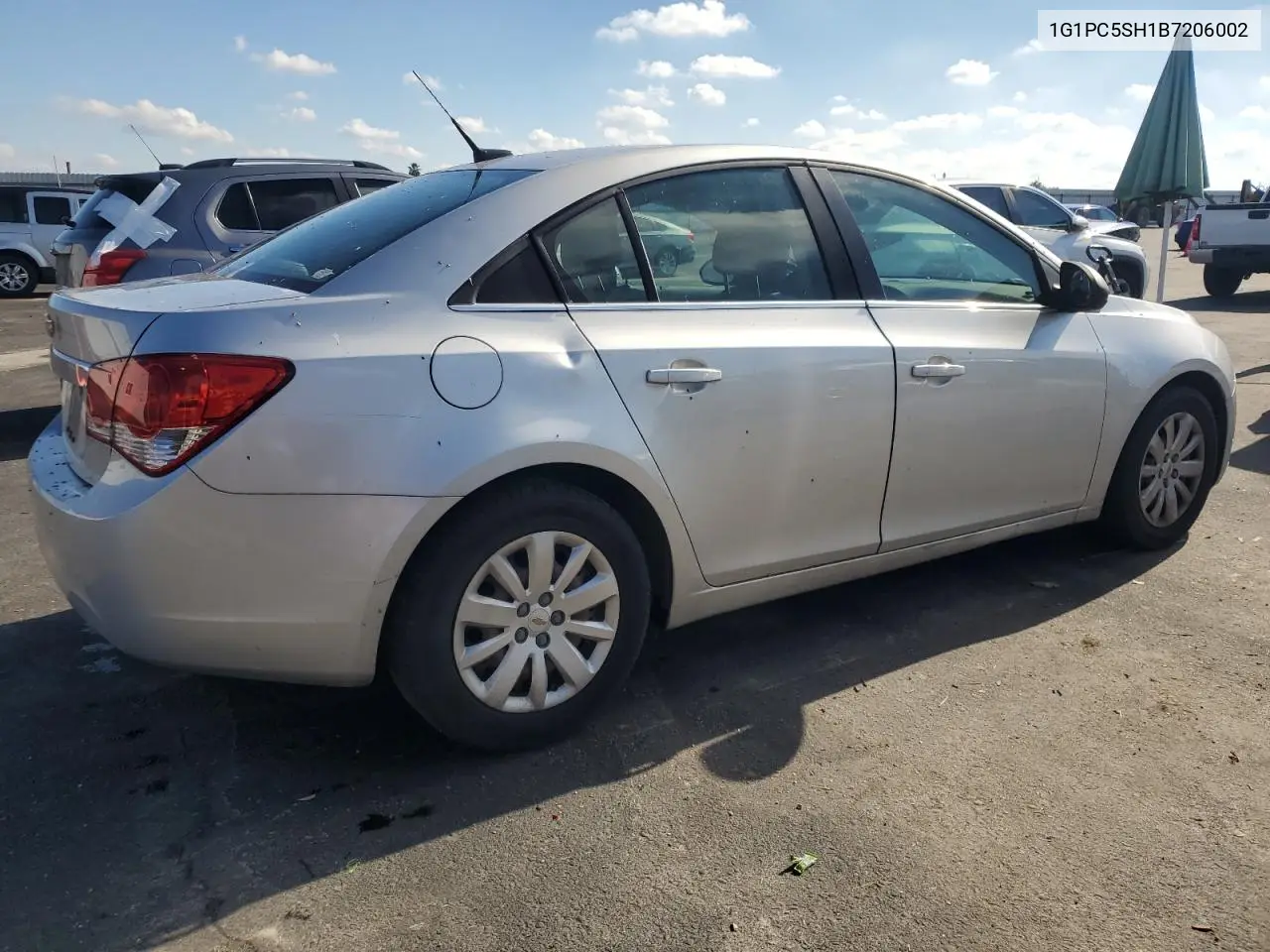 1G1PC5SH1B7206002 2011 Chevrolet Cruze Ls