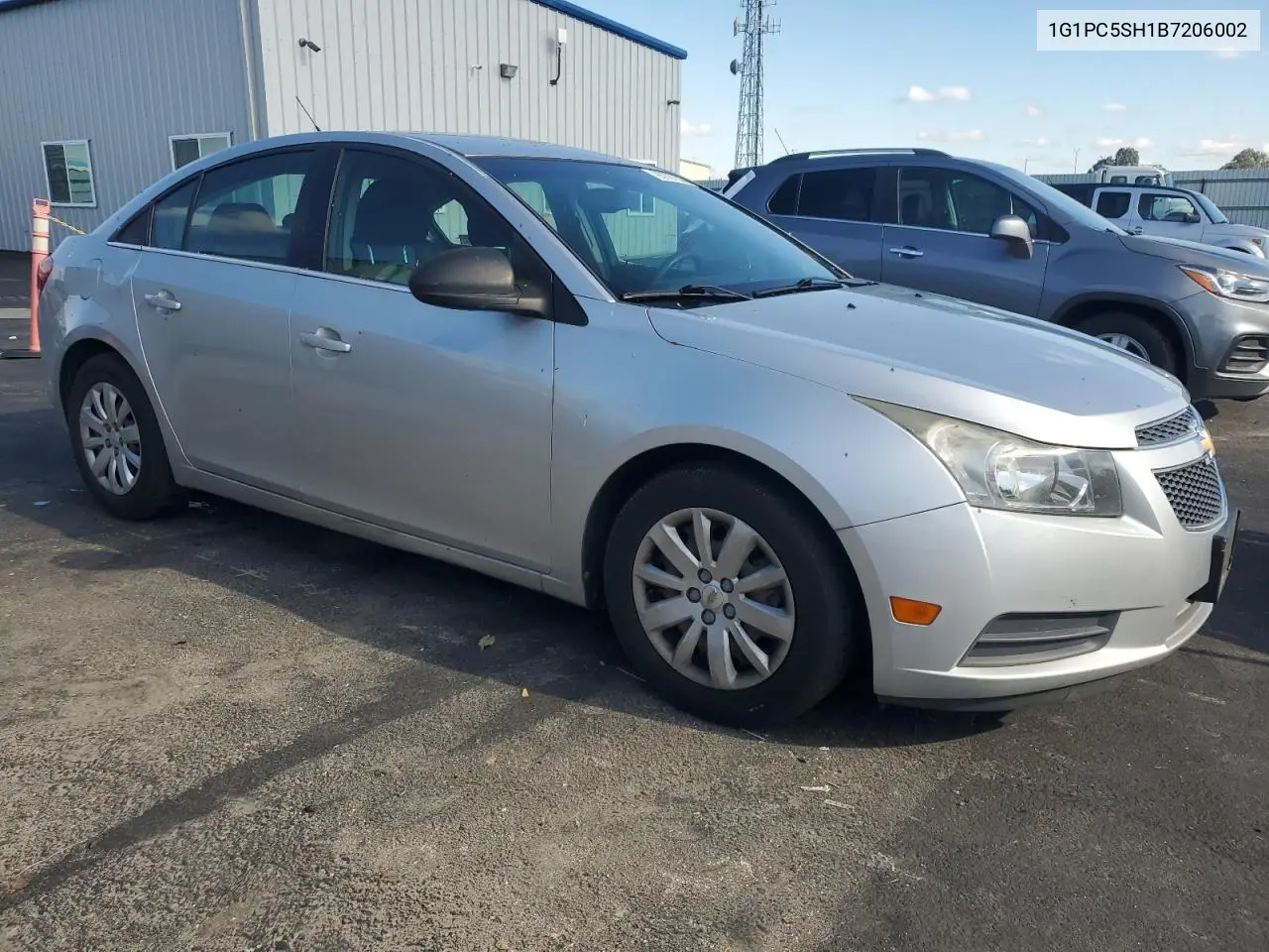 1G1PC5SH1B7206002 2011 Chevrolet Cruze Ls
