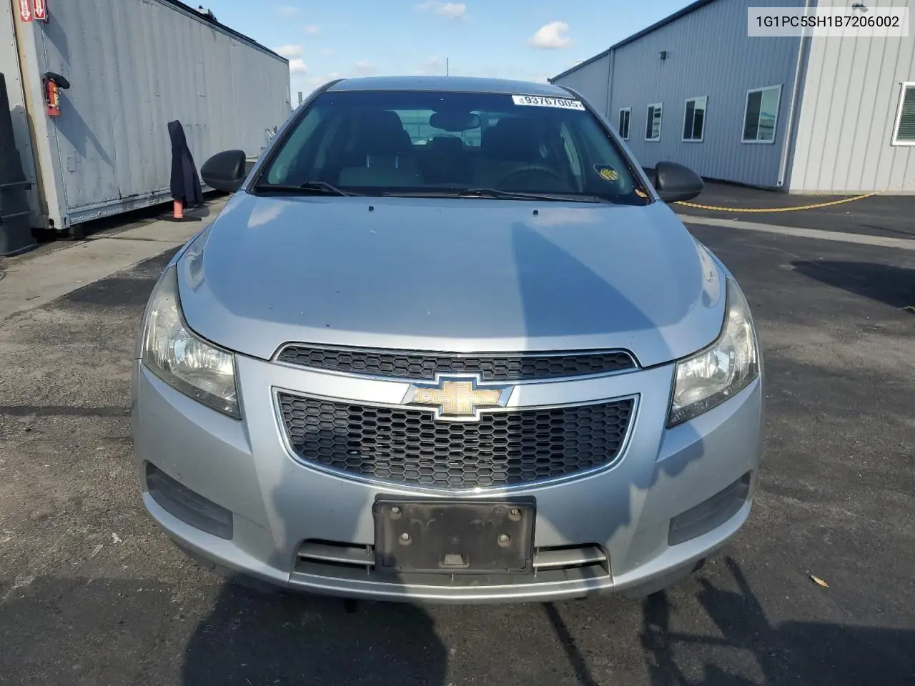 1G1PC5SH1B7206002 2011 Chevrolet Cruze Ls
