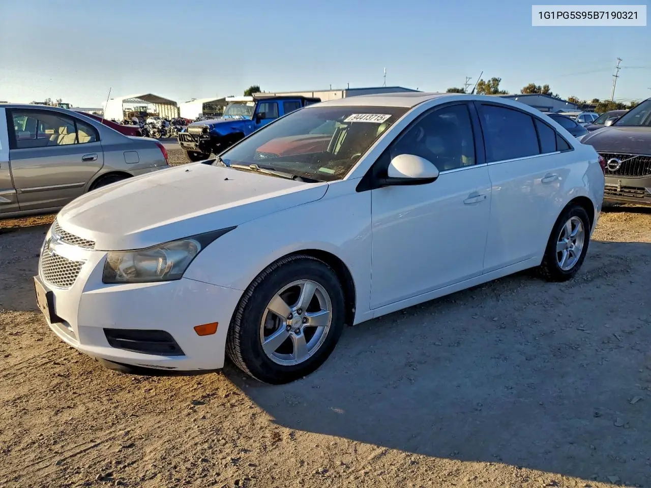 1G1PG5S95B7190321 2011 Chevrolet Cruze Lt