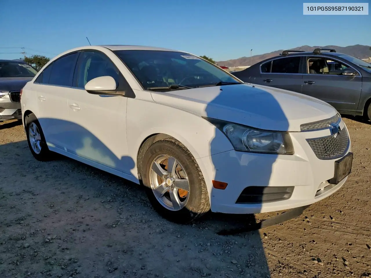 1G1PG5S95B7190321 2011 Chevrolet Cruze Lt