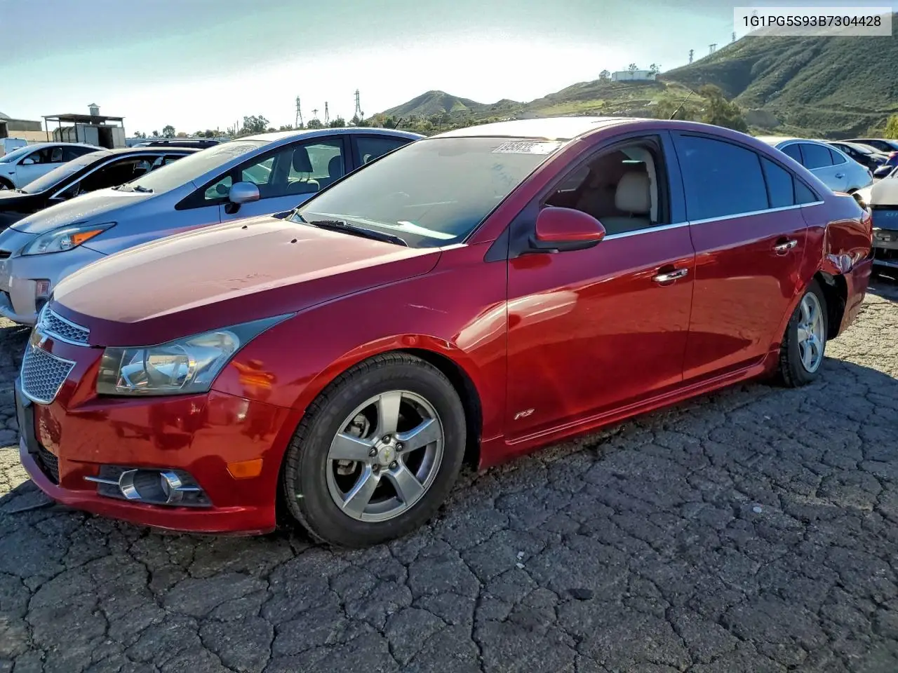 1G1PG5S93B7304428 2011 Chevrolet Cruze Lt