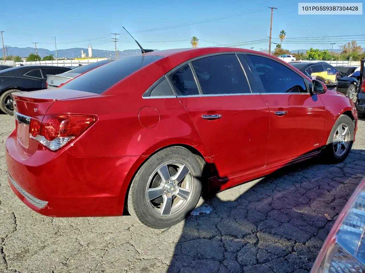1G1PG5S93B7304428 2011 Chevrolet Cruze Lt