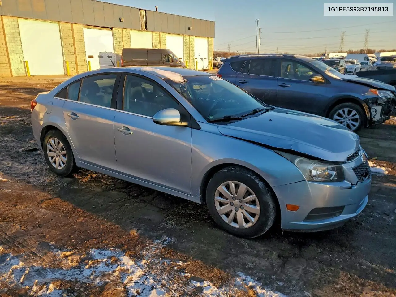 1G1PF5S93B7195813 2011 Chevrolet Cruze Lt