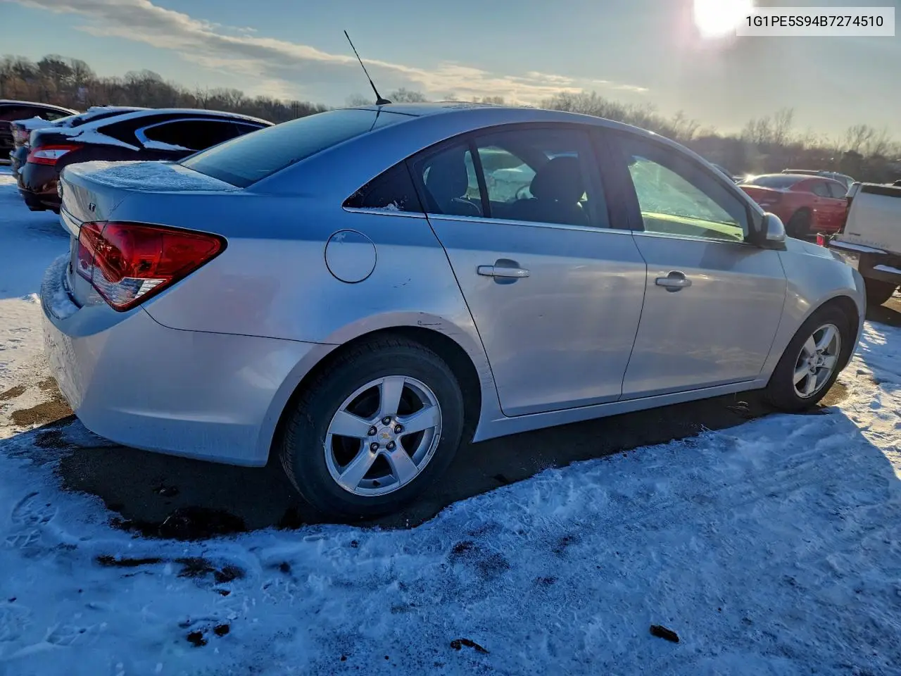 1G1PE5S94B7274510 2011 Chevrolet Cruze Lt