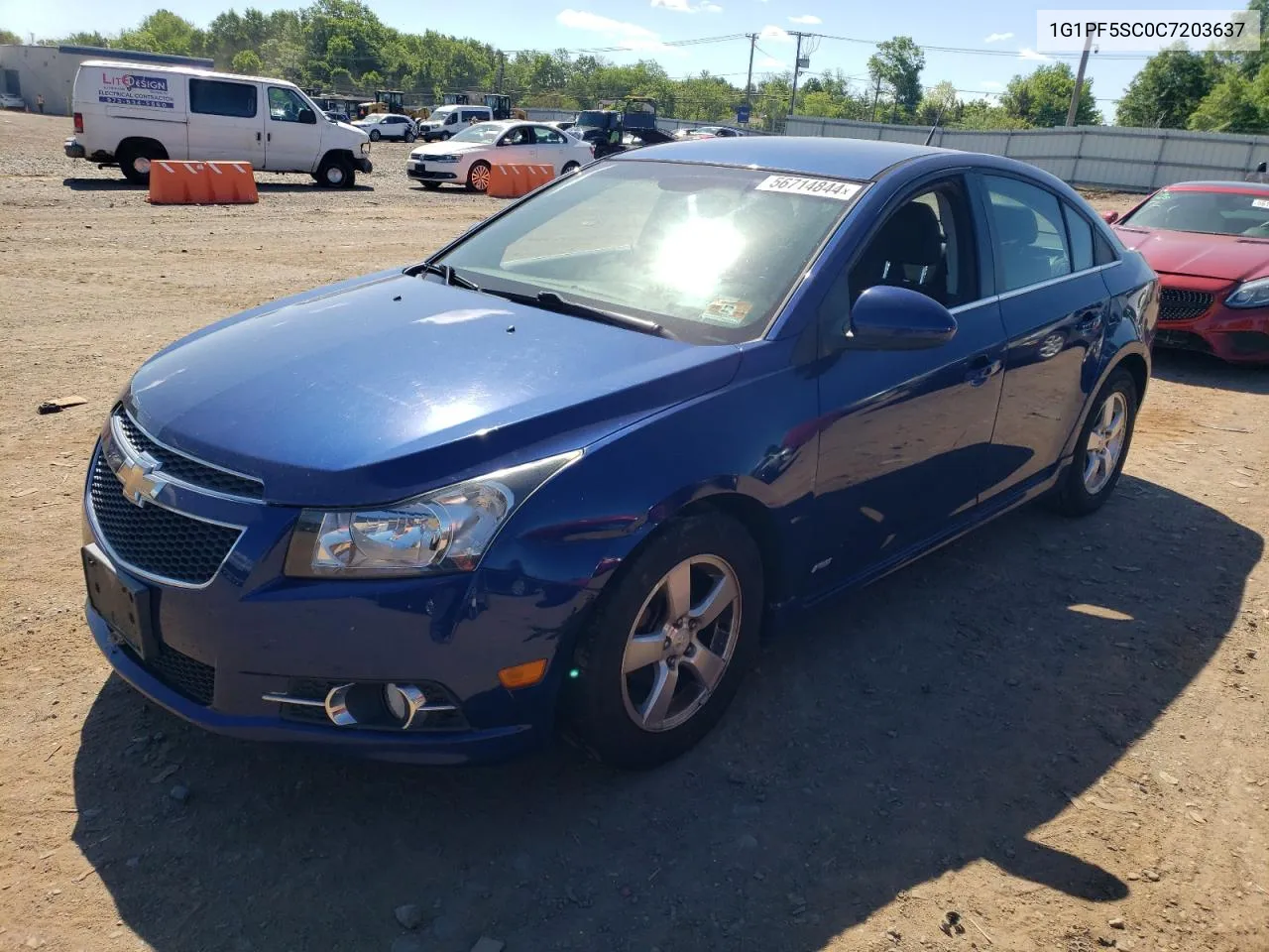 1G1PF5SC0C7203637 2012 Chevrolet Cruze Lt