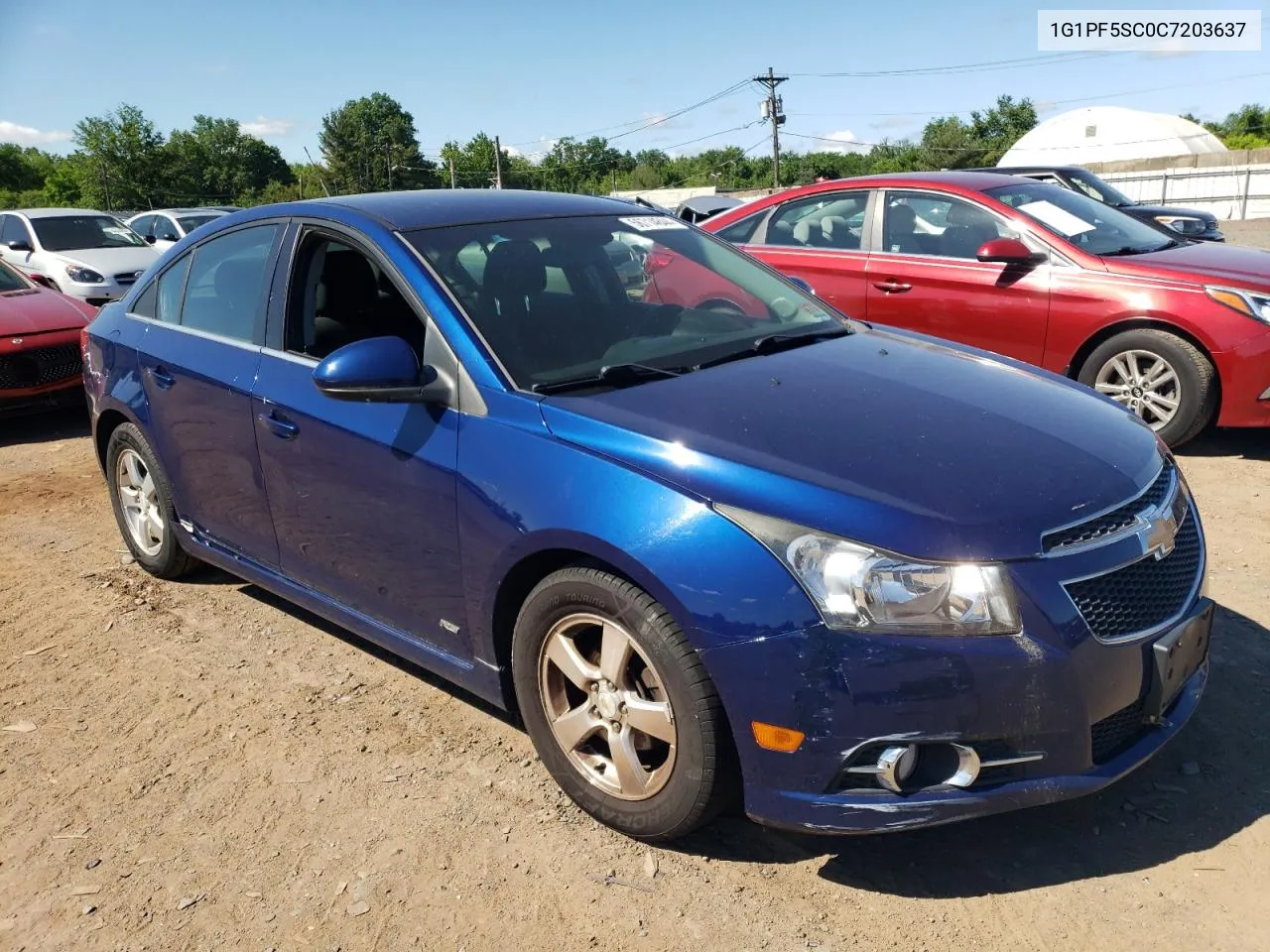 2012 Chevrolet Cruze Lt VIN: 1G1PF5SC0C7203637 Lot: 56714844