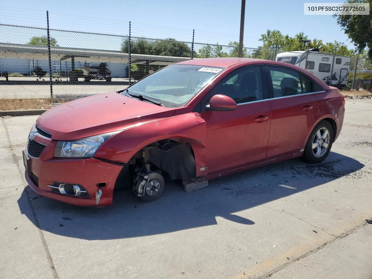 1G1PF5SC2C7272605 2012 Chevrolet Cruze Lt