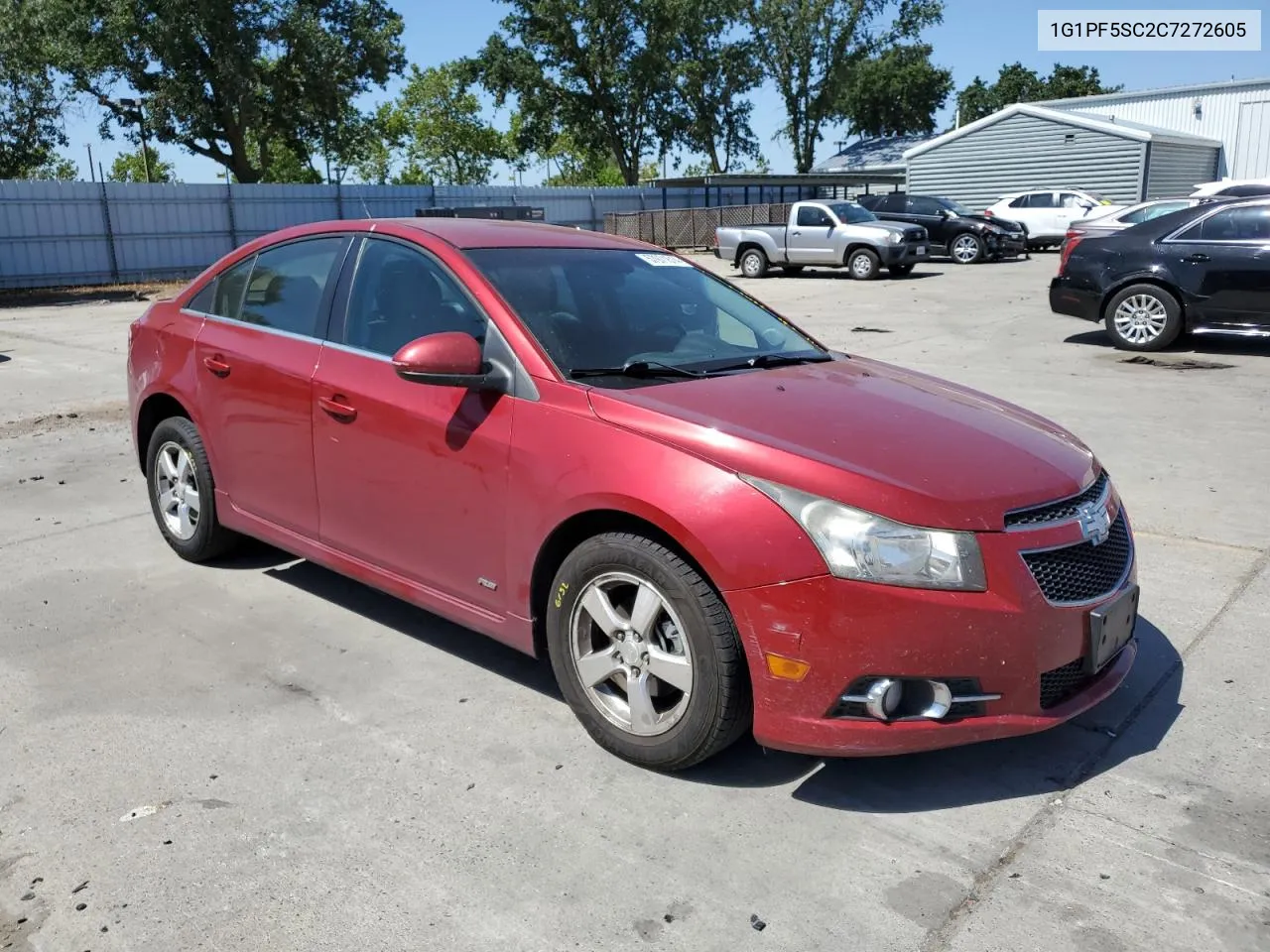 2012 Chevrolet Cruze Lt VIN: 1G1PF5SC2C7272605 Lot: 57971614