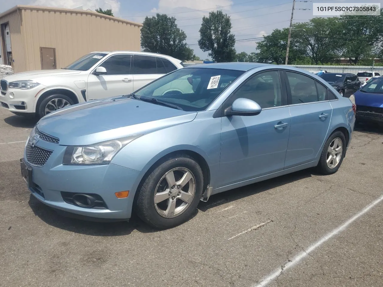 2012 Chevrolet Cruze Lt VIN: 1G1PF5SC9C7305843 Lot: 62790614