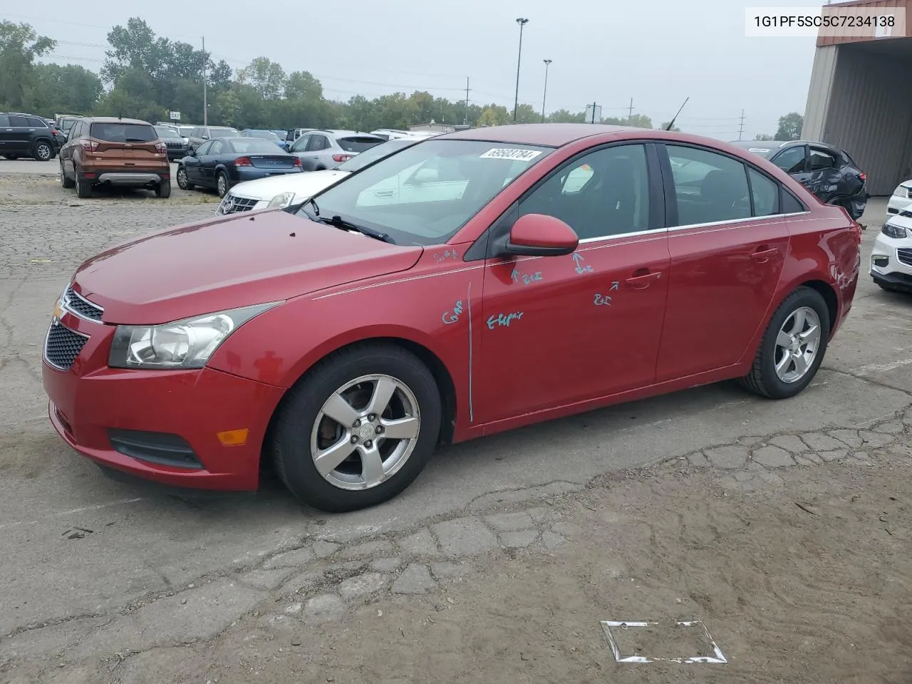 2012 Chevrolet Cruze Lt VIN: 1G1PF5SC5C7234138 Lot: 69503784