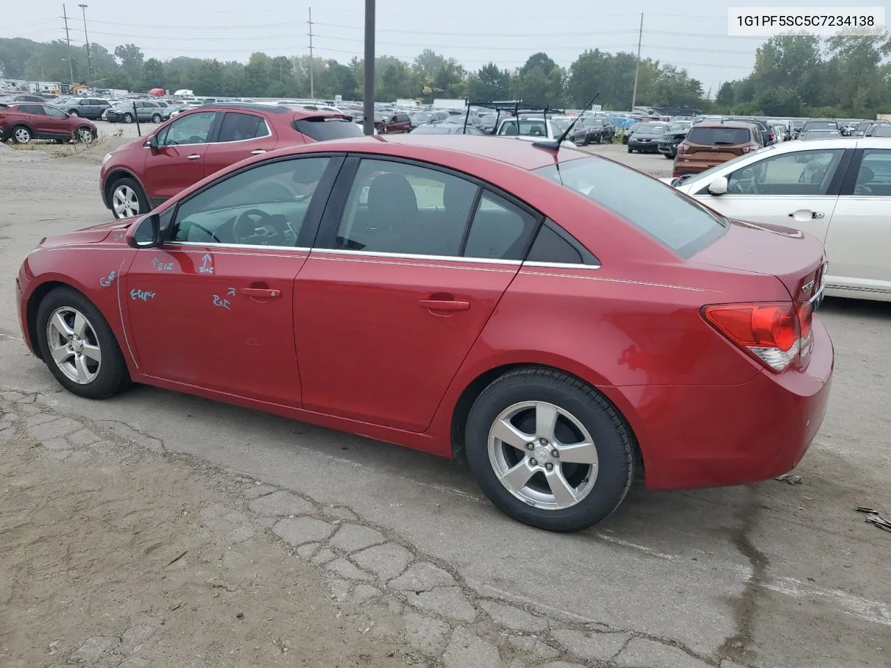 2012 Chevrolet Cruze Lt VIN: 1G1PF5SC5C7234138 Lot: 69503784