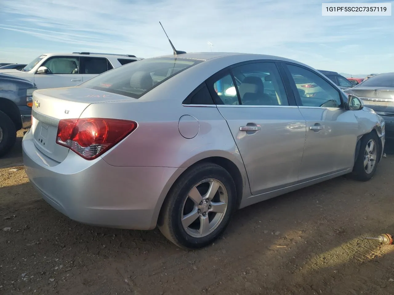 2012 Chevrolet Cruze Lt VIN: 1G1PF5SC2C7357119 Lot: 72743764