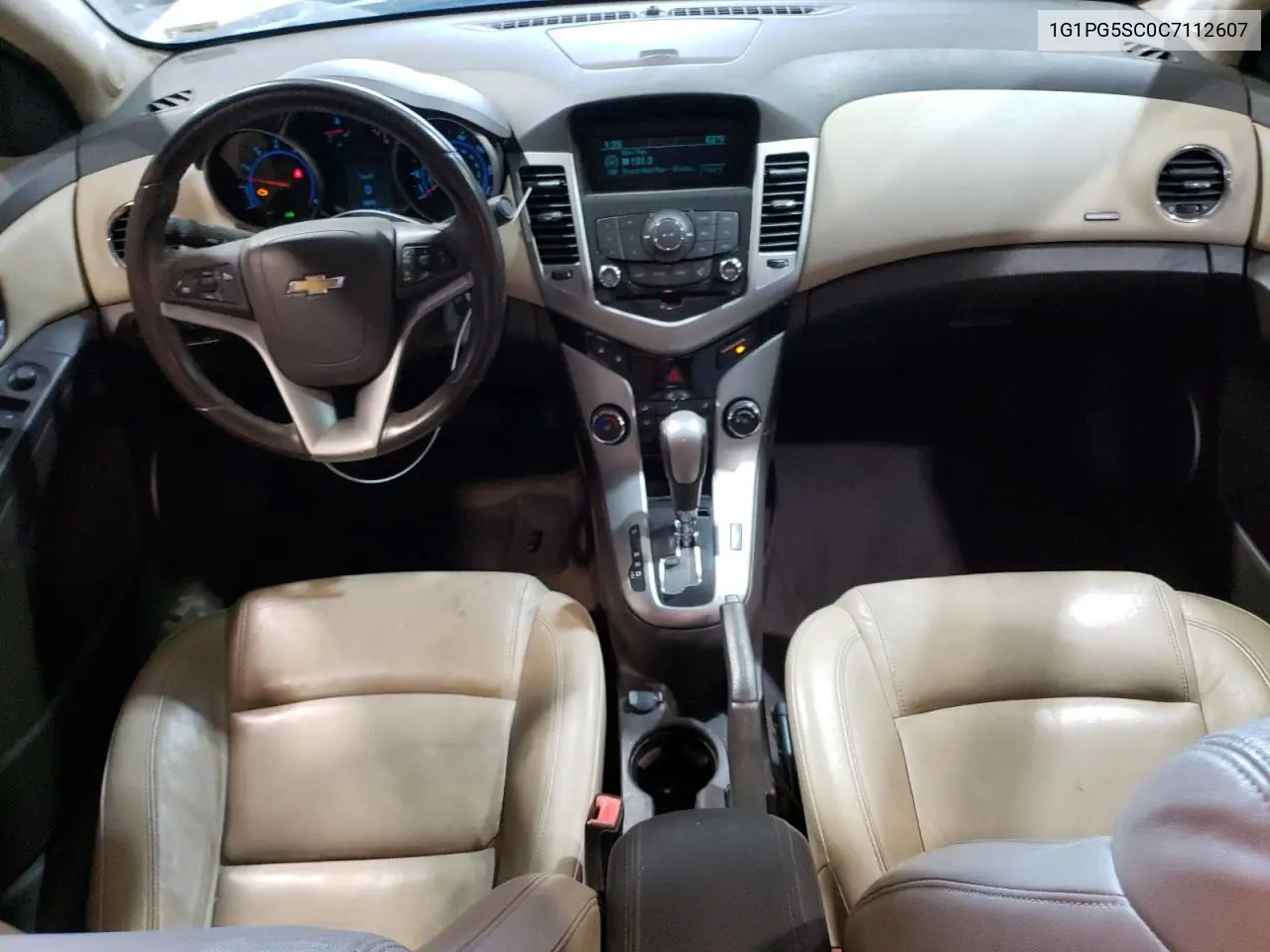 1G1PG5SC0C7112607 2012 Chevrolet Cruze Lt