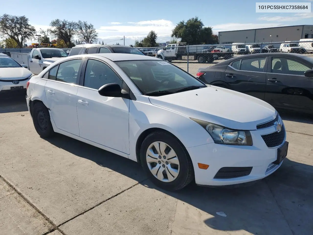 1G1PC5SHXC7358684 2012 Chevrolet Cruze Ls