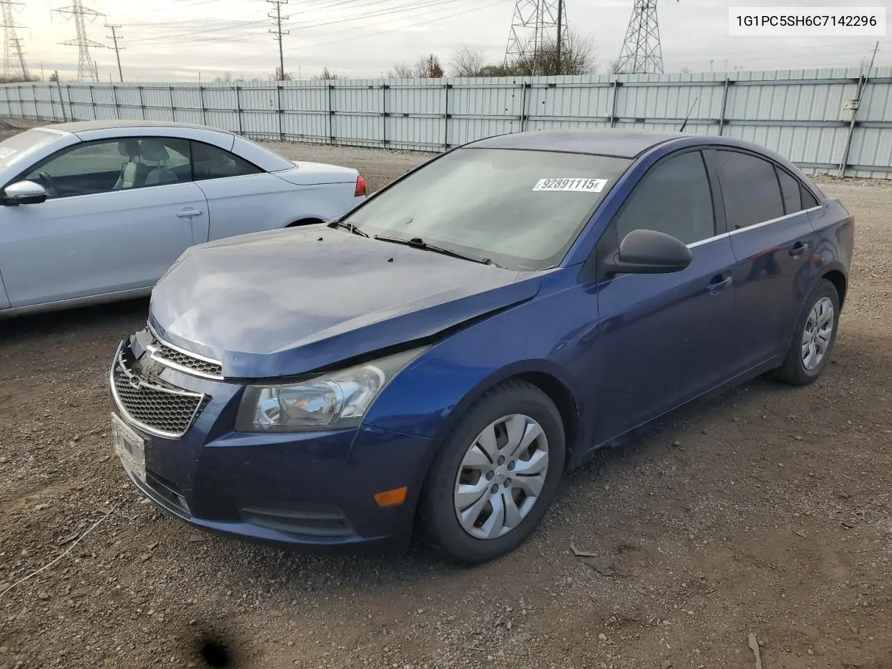 1G1PC5SH6C7142296 2012 Chevrolet Cruze Ls