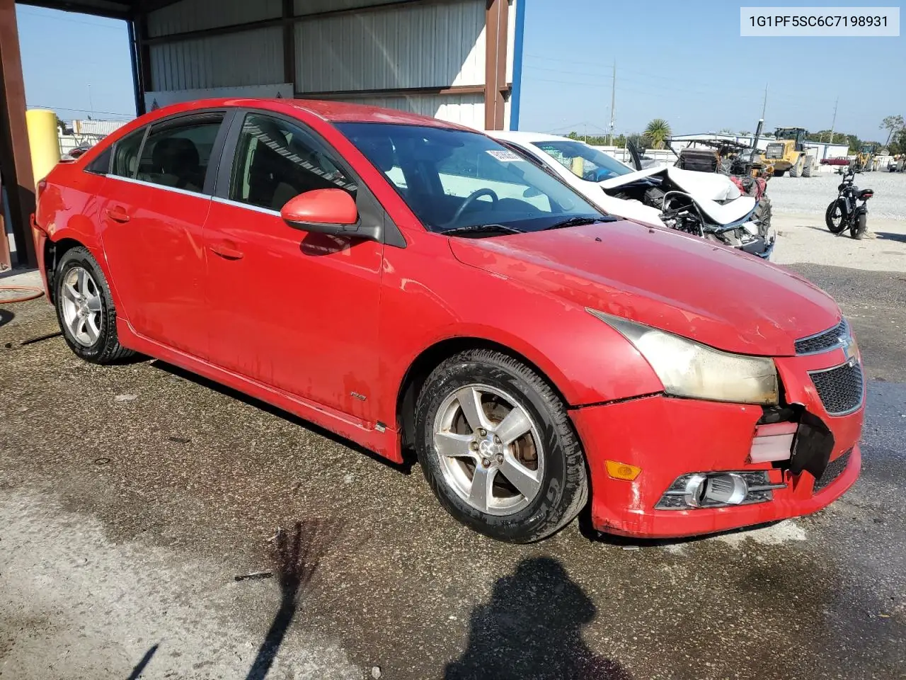 1G1PF5SC6C7198931 2012 Chevrolet Cruze Lt