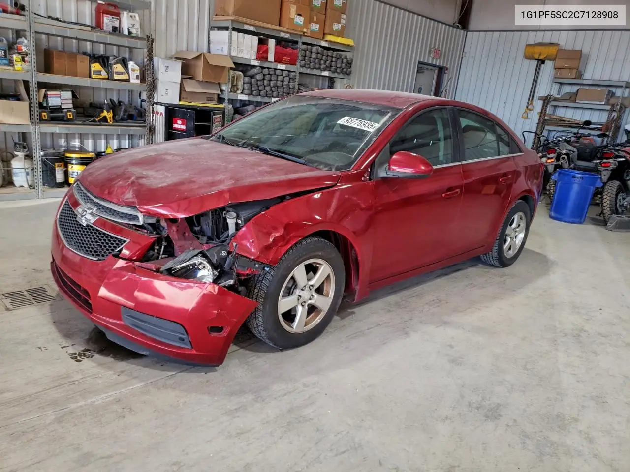 1G1PF5SC2C7128908 2012 Chevrolet Cruze Lt