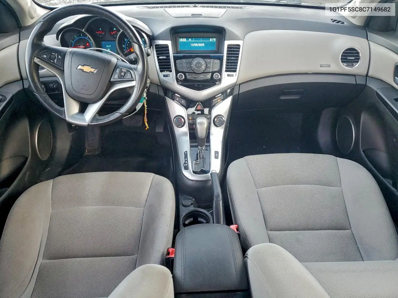 1G1PF5SC8C7149682 2012 Chevrolet Cruze Lt