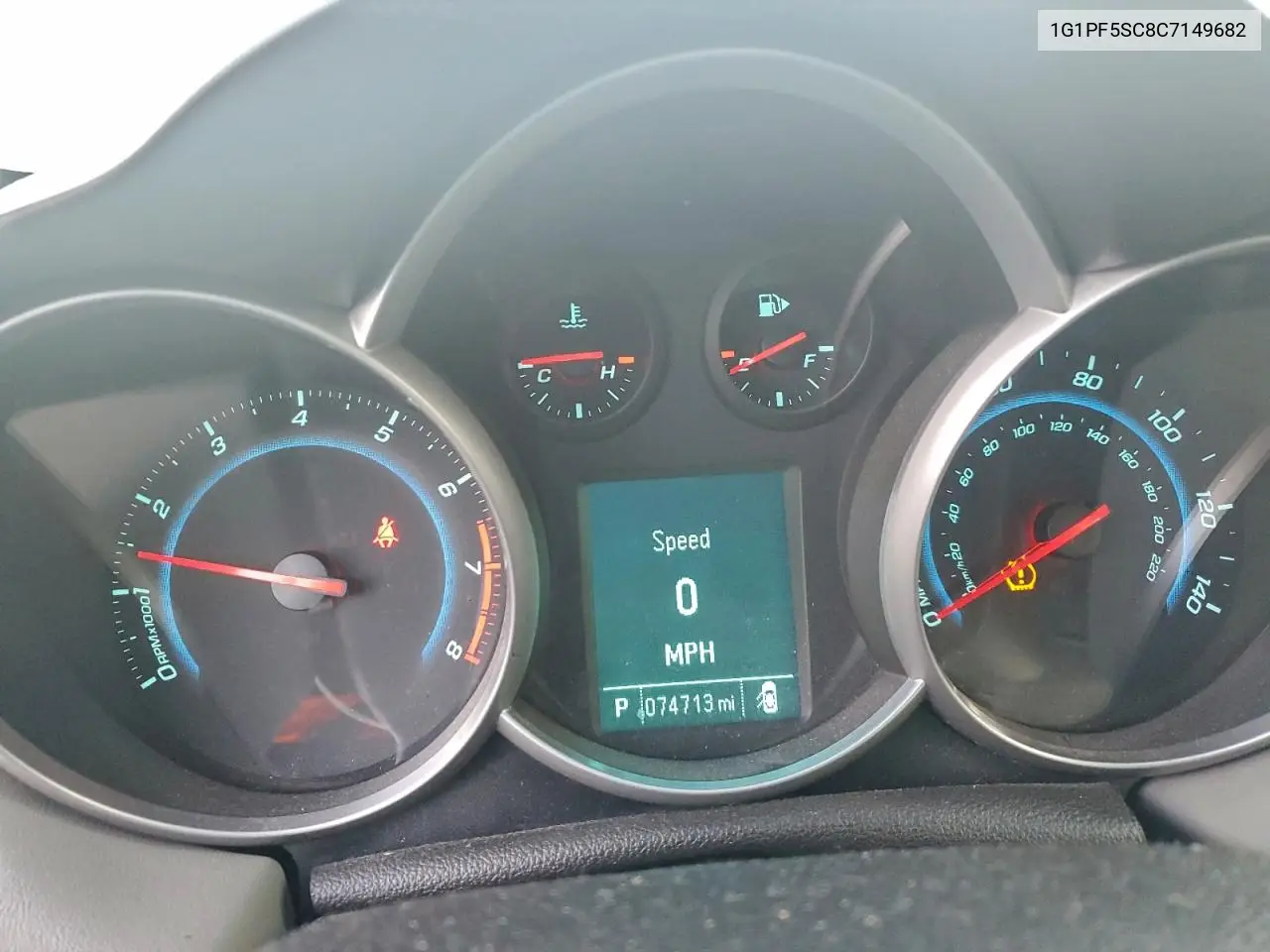 1G1PF5SC8C7149682 2012 Chevrolet Cruze Lt