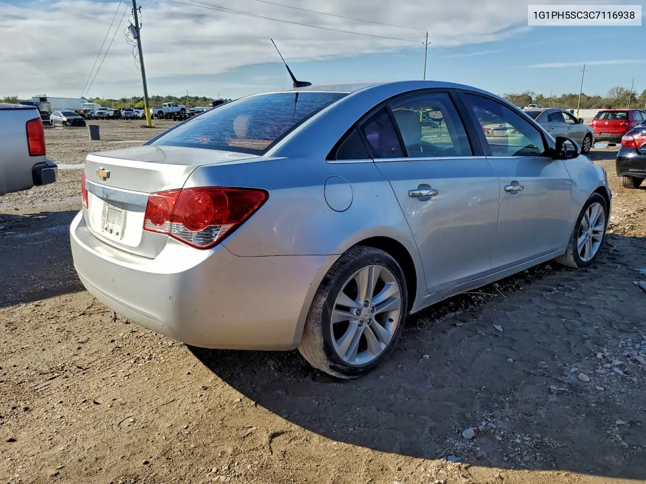 1G1PH5SC3C7116938 2012 Chevrolet Cruze Ltz
