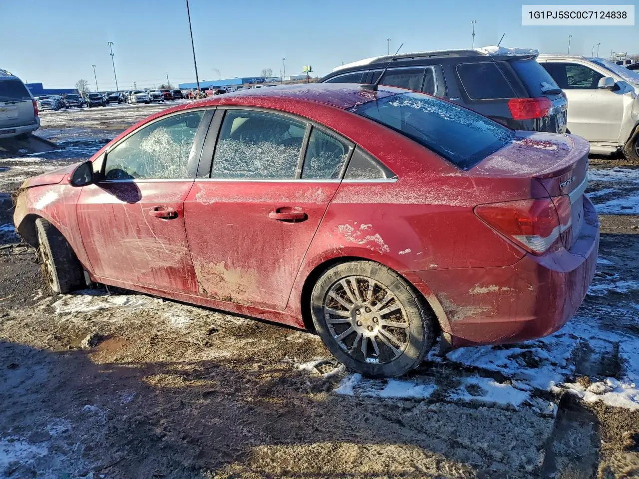 1G1PJ5SC0C7124838 2012 Chevrolet Cruze Eco